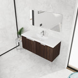 48 Inch Bathroom Cabinet With Resin Sink,Soft Close Doors,Float Mounting Design W999P206328