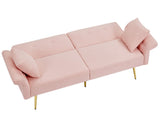 Modern Teddy Upholstered Accent Loveseat Sofa With Side Pocket,Folding Sleeper Sofa Bed With W1117P303443
