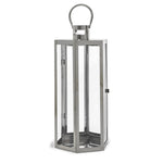 ZUN FRANK 23"H STAINLESS STEEL LANTERN 72191.00SIL