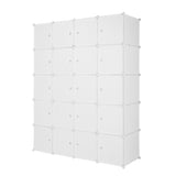 ZUN 20 Cube Organizer Stackable Plastic Cube Storage Shelves Design Multifunctional Modular Closet 09173751