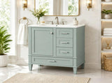 30" Bathroom Vanity, Modern Bathroom Cabinet with Sink Combo Set, Bathroom Storage Cabinet with 1 N729P370363F