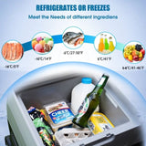 42Qt Car Freezer with APP Control and 6'' off-Road Wheels, 12V,45W Cooler Freezer,Low Noice W2089P187495