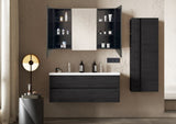 ZUN 39x28 inches Medicine Cabinet Black Iron Cabinet bathroom with mirror Wall mount W1355P192281