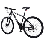 ZUN CamPingSurvivals 29in 21 Speed Load Bearing 150kg High Carbon Steel Mountain Bike Black 89131458