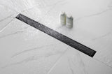 32 Inches Linear Shower Drain with Removable Cover, 304 Stainless Shower Drain Included Hair W92891549