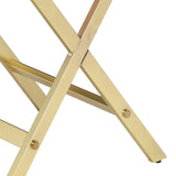 Pink and Gold 1-Drawer Rectangular Accent Table B062P181361