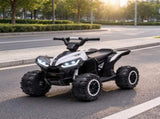 White 12V Kids ATV 4-Wheeler, Dual Motor Ride-On Toy with High/Low Speed, Music, Headlights & 3.7 59776812