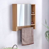 Bathroom Mirror Cabinet Wall Mounted,Medicine Cabinet,Over The Toilet Storage Cabinet with Shelves W3226P278933