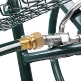 97*53*100cm Iron Four-Wheel Hose Truck Dark Green 81104060