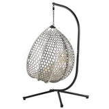 U_STYLE Versatile Hanging Egg Chair for Indoor and Outdoor Use N711P255131K