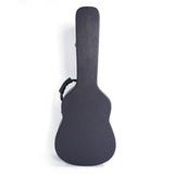 39" Classical Guitar Hard Case Microgroove Flat Black 28845359