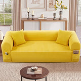 Spring Sofa with High-Quality Fabric, Pillows & Storage - Pocketed Springs, High-Density Foam, for B347P365246