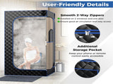 Portable sauna tent room-Black 63593722