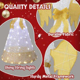 4.5FT Lighted Christmas Angel Outdoor Decoration, Weather Proof Angel with Wings Christmas Ornament 65484687