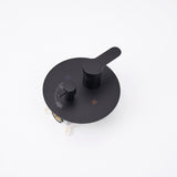 10-Inch Shower System, Slide Bar Shower Faucets Sets Complete Round Shower Heads and 5-Spray W1932P338759