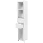 ZUN Wood Plastic Board Corner Cabinet Bathroom Storage Shelf Rack - Stylish Room Organizer 79821029