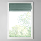 Printed Faux Silk Room Darkening Cordless Roman Shade B035129681