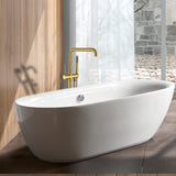 Freestanding Bathtub Faucet with Hand Shower W1533123569
