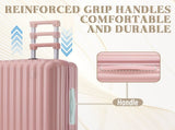 20"/24"/28" 3 pcs/set in ABS Spinner Wheel Luggage, Carry on Suitcase, with Cup Holder & USB Port & 18102904