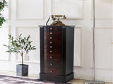 Jewelry Cabinet Box Storage Chest Necklace Wood Walnut Stand Organizer 28727290