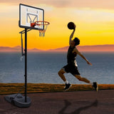 Portable Basketball Hoop for Youth Adults & Kids,Adjustable Height 6.89 ft to 10.01 ft,34 inch 63367629