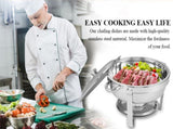 Round Buffet Catering Dish For Home and Outdoor 4 Packs W1612124776