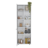 Hoyt Kitchen Pantry Storage Cabinet With and Five Interior and Exterior Shelves B070P173177