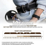 ZUN L size Weight Lifting Belt, Leather Weight Lifting Belt for Men and Women with 4 inch Padded Lumbar 16060934