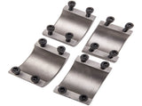 4pcs 1.75" Steel Tube Clamps Bolt on / Clamp On Weldable Roll Cage Mounts HD New 66751859