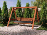 Outdoor Bench Cushion, 63 20 4 Inch, Tufted Waterproof Swing Cushion with Ties, for Patio Bench 56744430