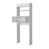 Bisbee 2-Door Over-the-Toilet Bathroom Storage Cabinet Shelf, White B128P287527