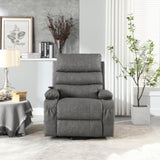 ZUN 21"seat width,large size Electric Power Lift Recliner Chair Sofa for Elderly, 8 point vibration W214111183