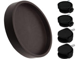 8-piece set of 13 inch circular plant ball cages with 4 wheels, heavy-duty rolled plant racks 90406914
