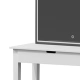 Vanity Desk Set With Mirror For Makeup, Makeup Table With 1 Drawer Storage Cosmetics, Vanity 56438558