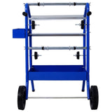 Mobile 18" Multi-Roll Masking Paper Machine with Storage Trays,BLUE W465105149