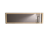 118 x6 Inch LED Bathroom Mirror with Aluminum Frame, Wall Mounted Vanity Mirror, Anti-Fog, Memory, W2287P311608