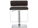 Black and Chrome Adjustable Bar Stool B062P153510