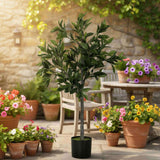 Artificial Tree Christmas Potted Fake Plant Natural Green Tree for Holiday Living Room Office Home 98112458