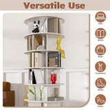 Rotating Shoe Rack Tower, 6-Tier Spinning Shoe Rack, Free Standing 360&deg Revolving Shoe Organizer, 16371756