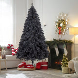 7.5 FT Pre-lit Artificial Christmas Tree, Hinged Xmas Pine Tree with 1350 Branch Tips, 400 Lights 78756924