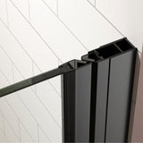 Pivot swing single glass panel door 30 in.W x 72 in.H,adjustable 29.5-31 inch frameless W2269P300583