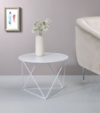 Epidia White color Display & Utility Accent Table B2726P243242