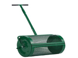 Compost Spreader with Adjustable Handle, 24" Wide, Lawn and Garden Peat Moss Roller with Side 52976779