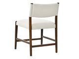 26.4" Solid Wood Counter Height Barstools, Modern Bar Stools Set of 2, Linen Upholstered Kitchen N762P411383A