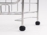 2 Tier Slim-sized Dish Rack with Drain Spout, Black 35544103
