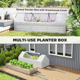 8.6 ft x 3 ft Mini Greenhouse Raised Garden Bed 04042386