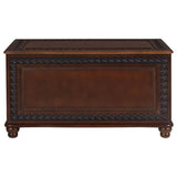 Deep Tobacco Flip Open Storage Cedar Chest B062P153828