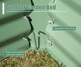 6x3x1.5ft Galvanized Raised Garden Bed, Outdoor Planter Garden Boxes Large Metal Planter Box for W1859P197897