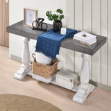 Sofa Tabe 30inch height pedestal table leg Farmhouse Design Retro Design Living room W2537P214262