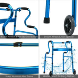 Blue walking aid foldable 01643047
